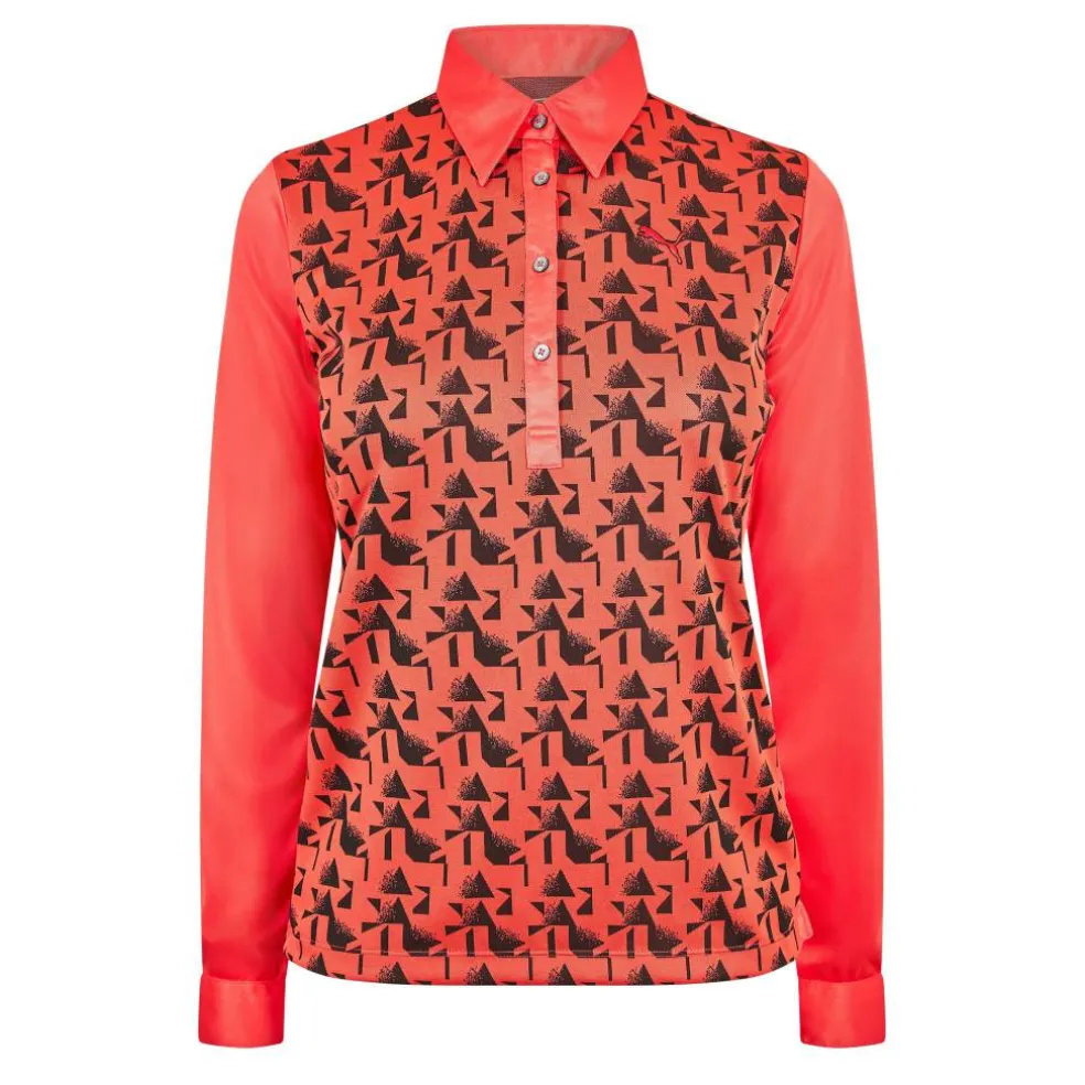 (9) (Golf) Ls Polo Womens