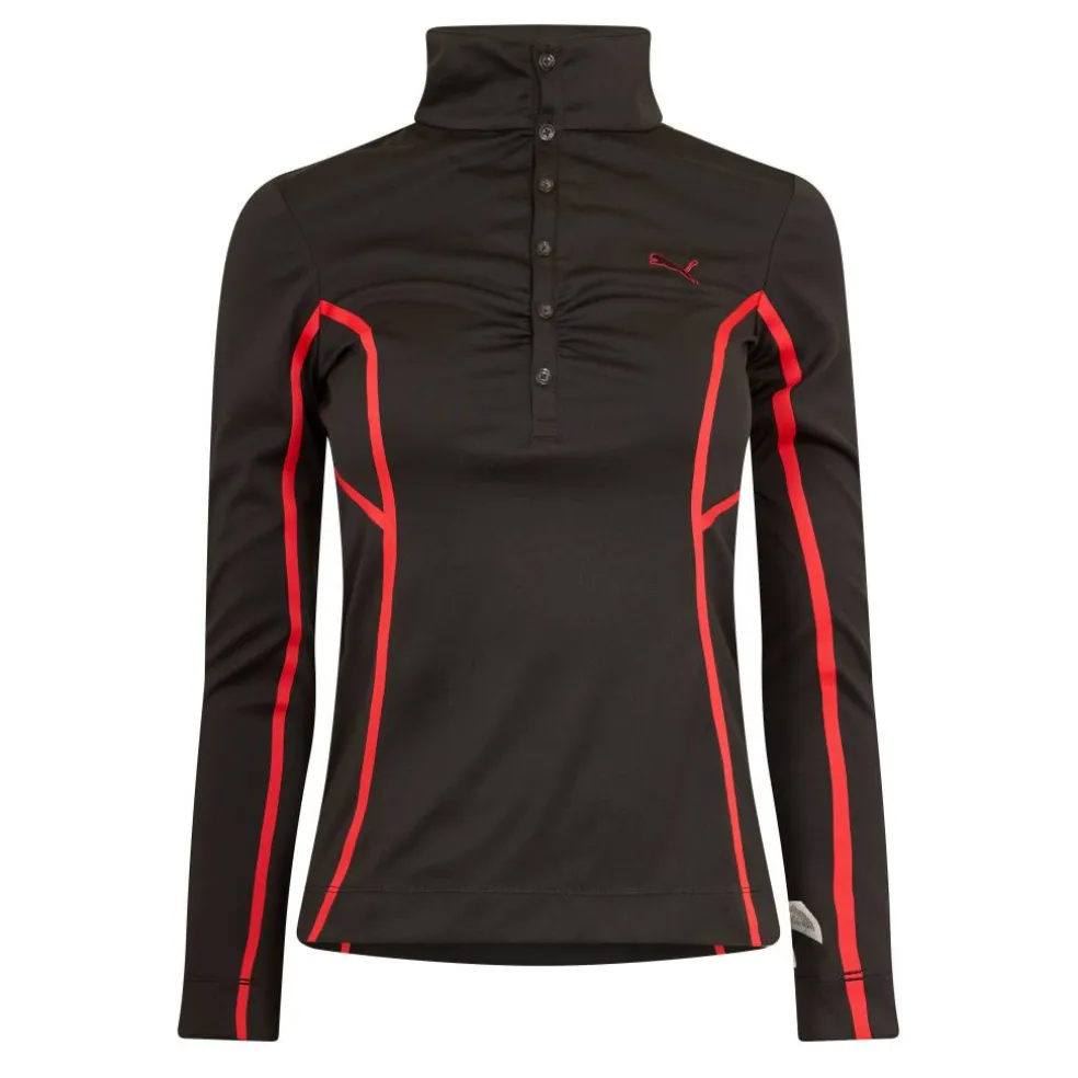 (5) (Golf) Ls Stitch Tree Top Womens