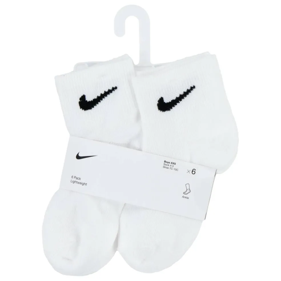 6 Pack Ankle Socks Childrens