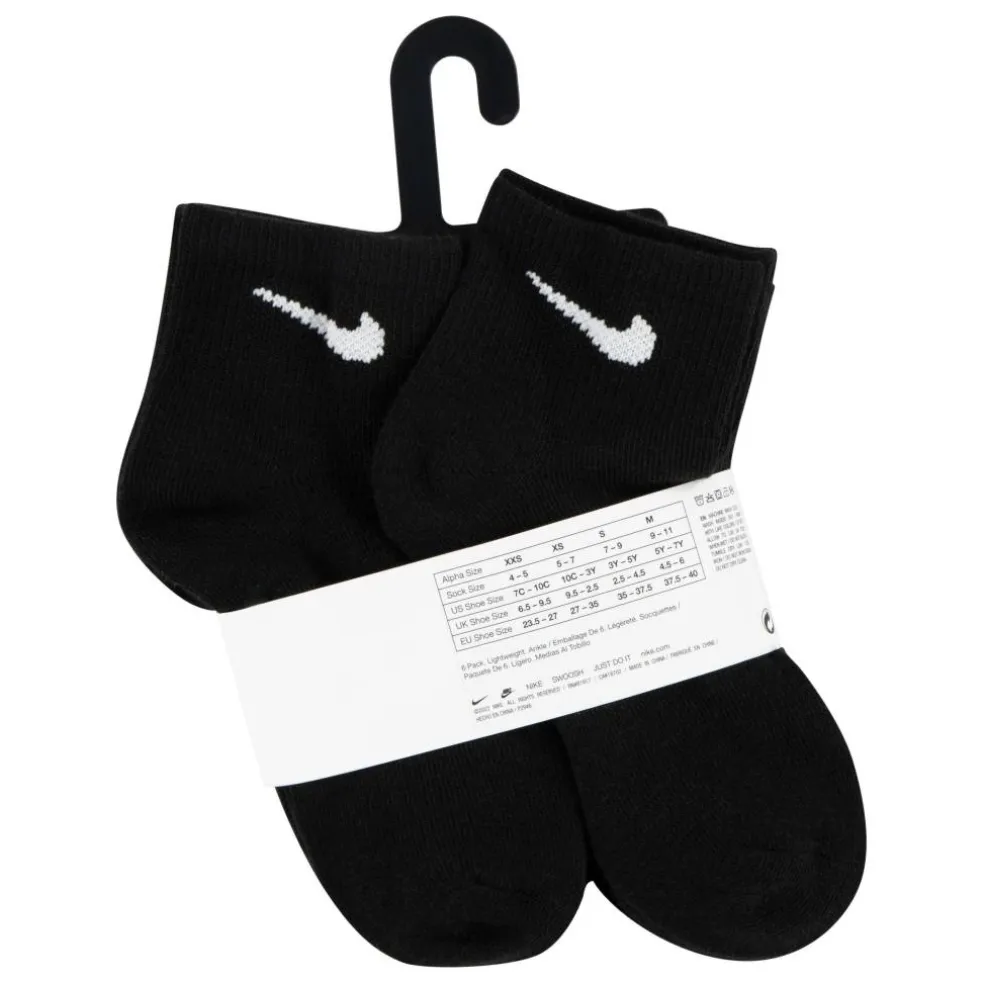 6 Pack Ankle Socks Childrens