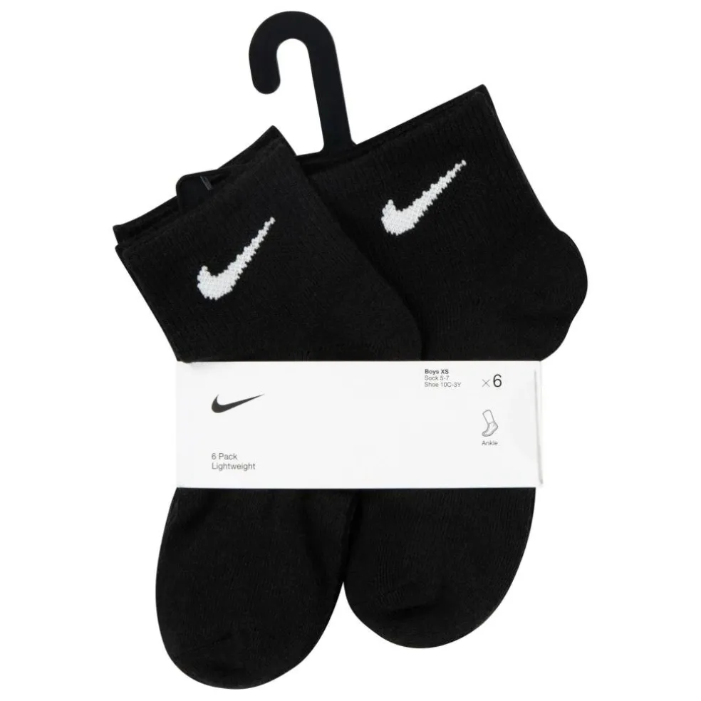 6 Pack Ankle Socks Childrens