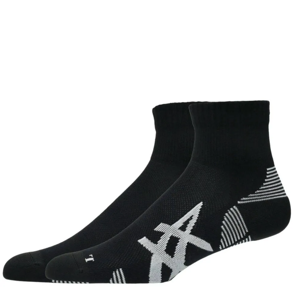 2 Pack Cushioned Run Quarter Sock Unisex Adults