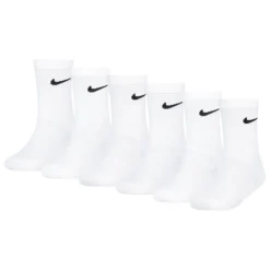 6 Pack of Crew Socks Childrens
