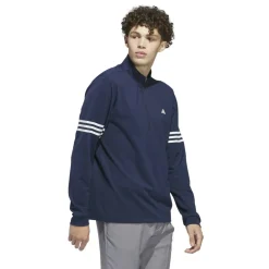 3 Stripe Zip Top Mens