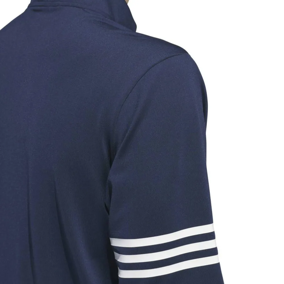 3 Stripe Zip Top Mens