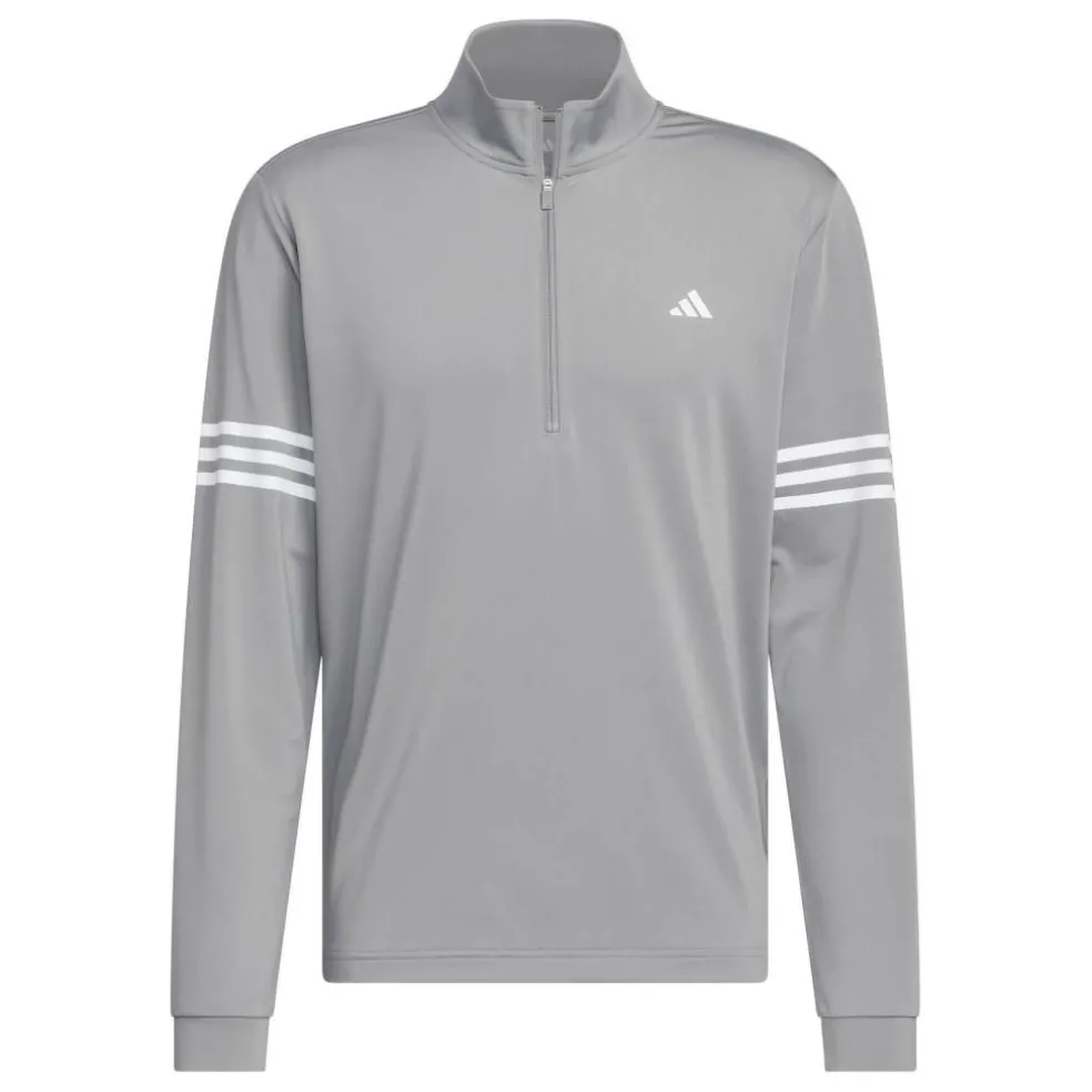 3 Stripe Zip Top Mens