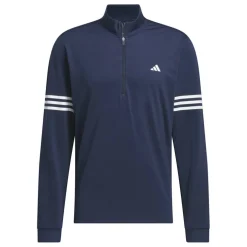 3 Stripe Zip Top Mens