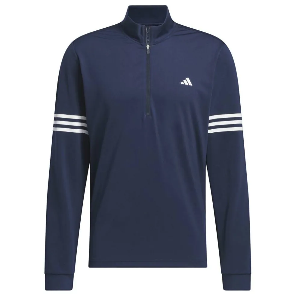 3 Stripe Zip Top Mens