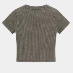 Acid Wash Cropped Tshirt