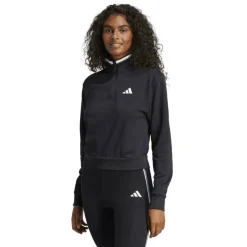 adidas Essentials French Terry Crop Quarter-Zip Track Jacket
