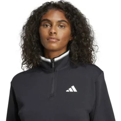 adidas Essentials French Terry Crop Quarter-Zip Track Jacket