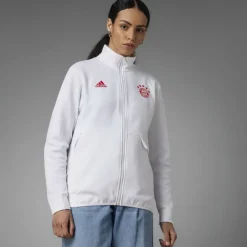 adidas Womens Bayern Munich Tracksuit Top 2022 2023