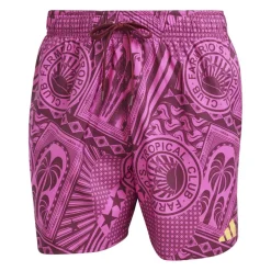 adidas x FARM 3-Stripes Swim Shorts 5-Inch Mens