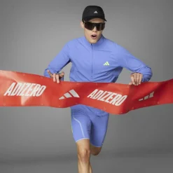 Adizero Running Quarter-Zip Long Sleeve Top Mens
