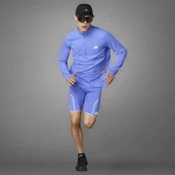 Adizero Running Quarter-Zip Long Sleeve Top Mens