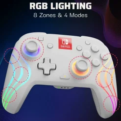Afterglow™ Wave Nintendo Wireless Controller: White with Motion