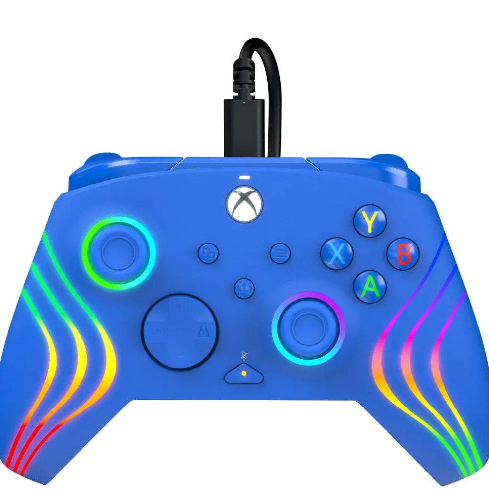 Afterglow Wave Wired Xbox Controller - Blue