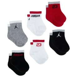 Air 6 Pack Mixed Ankle Socks Baby Boys
