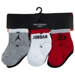 Air 6 Pack Mixed Ankle Socks Baby Boys
