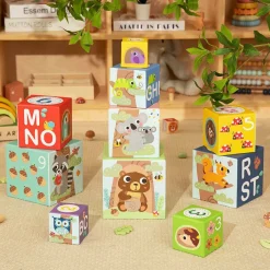 Alphabet and Number Stacking Boxes