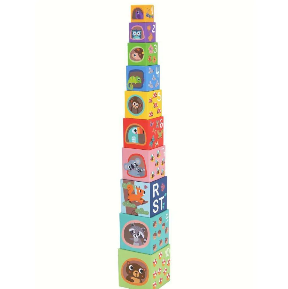 Alphabet and Number Stacking Boxes