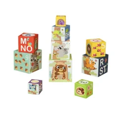 Alphabet and Number Stacking Boxes