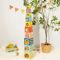 Alphabet and Number Stacking Boxes