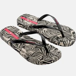 Animal Print VI Fem Flip Flops