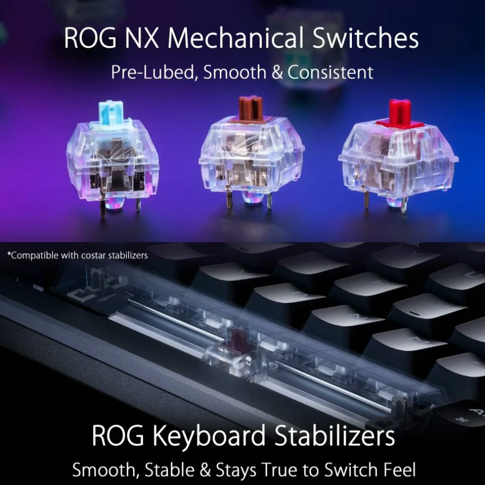 ASUS ROG Azoth -NX Red Wireless Gaming Keyboard