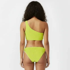 Asymmetric Crinkle Bikini Top