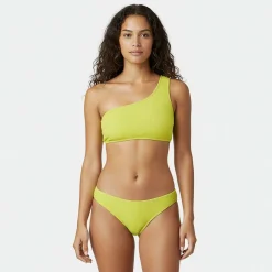 Asymmetric Crinkle Bikini Top