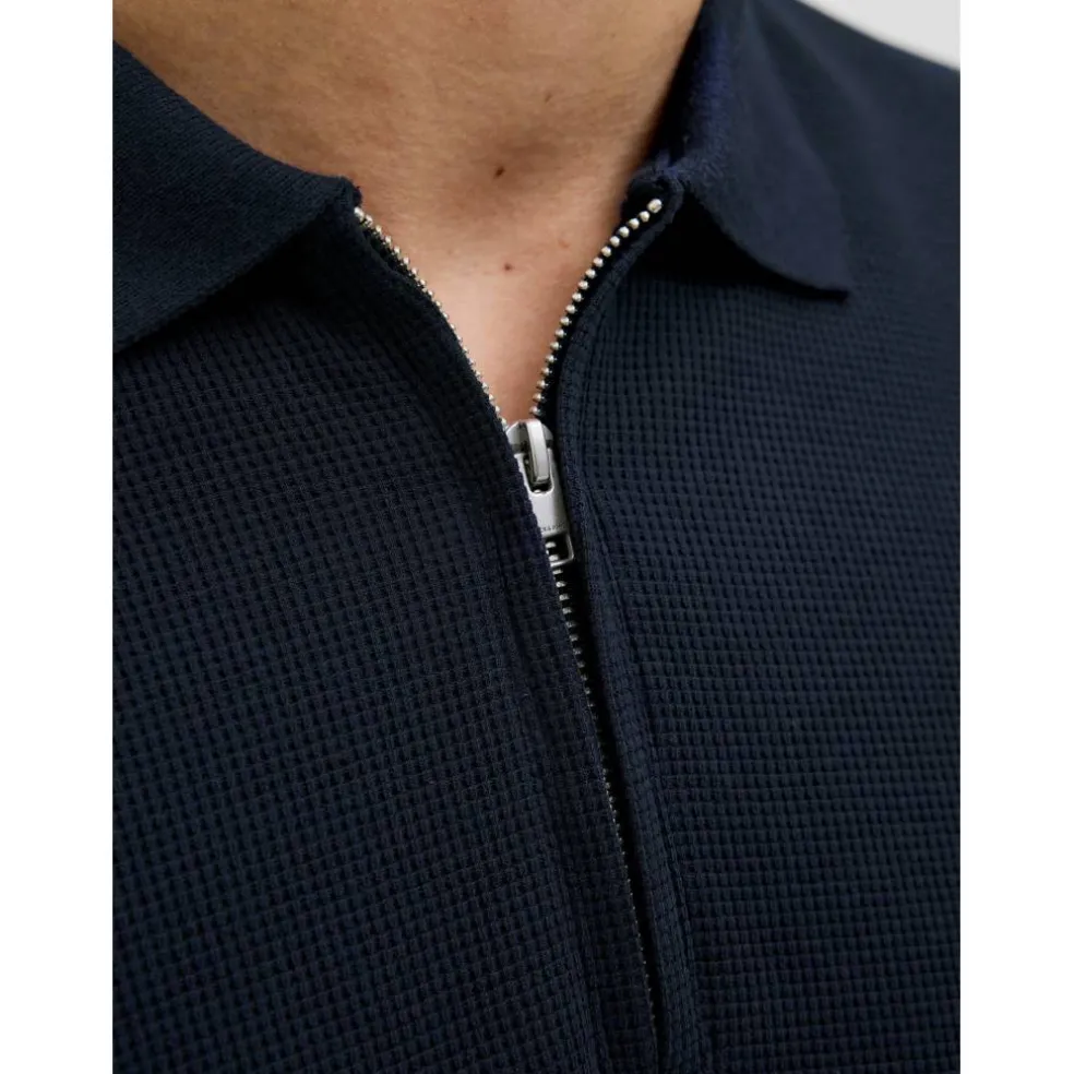 Austin Zip Polo Mens