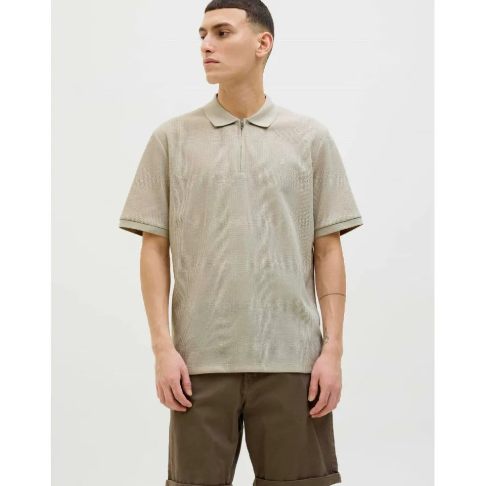 Austin Zip Polo Mens