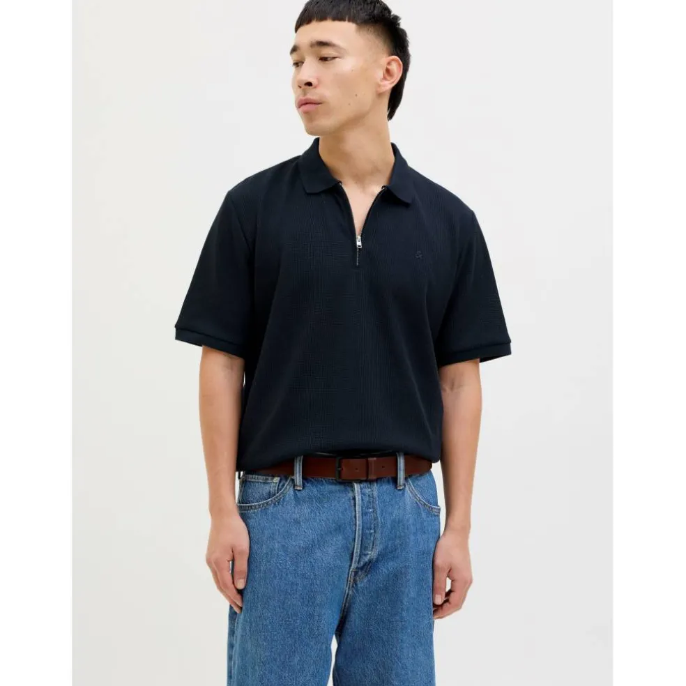 Austin Zip Polo Mens
