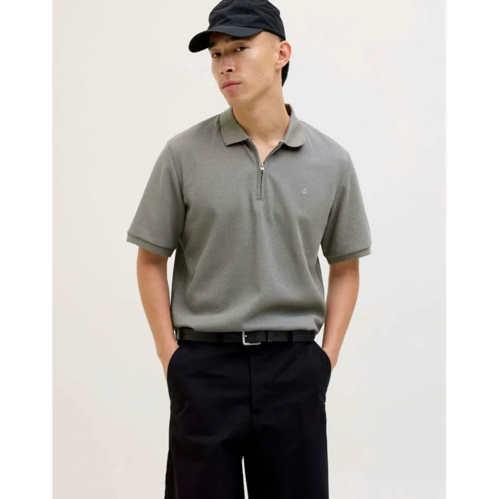 Austin Zip Polo Mens