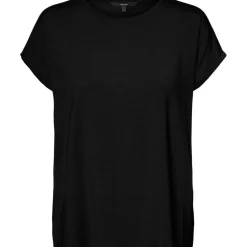 Ava Plain Short Sleeve T-Shirt Womens