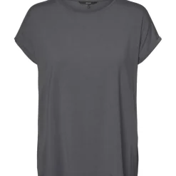 Ava Plain Short Sleeve T-Shirt Womens