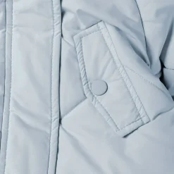 Baby unisex snowsuit hood with 3D ears light blue
