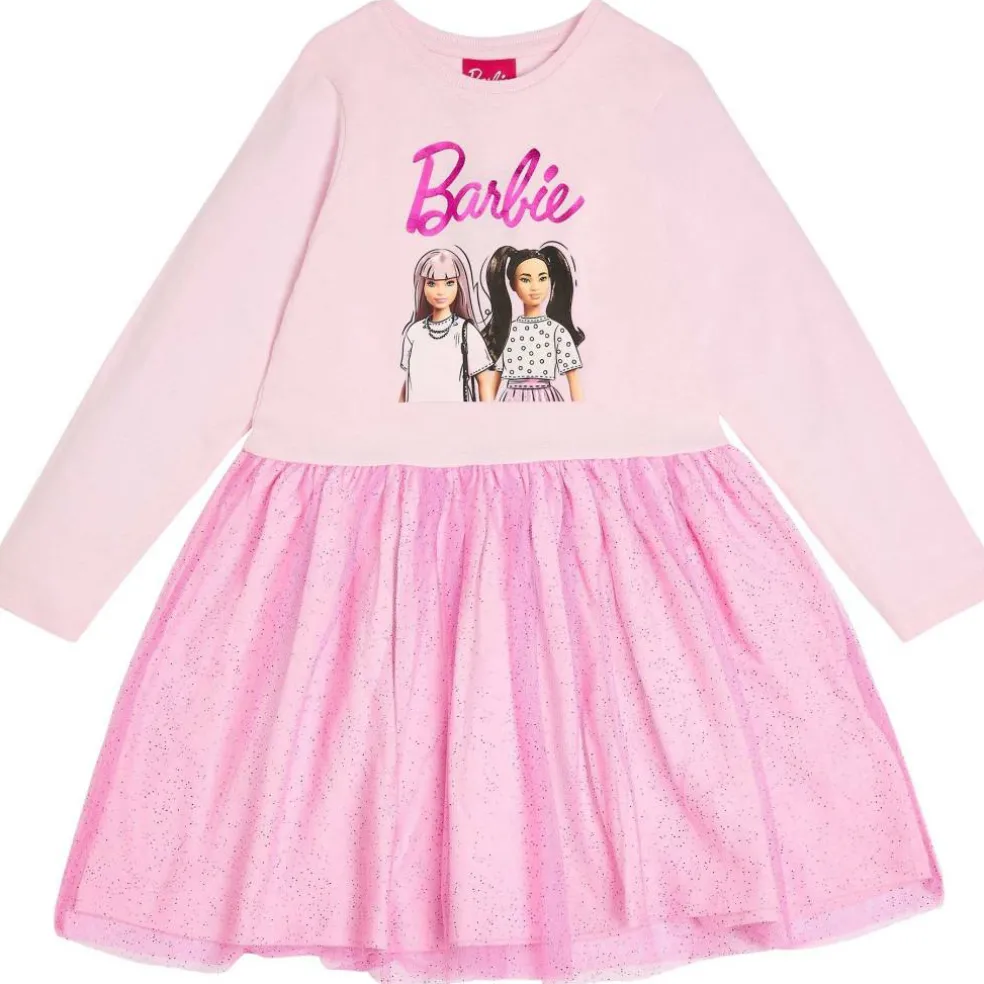 Barbie Girls Tulle Detail Dress
