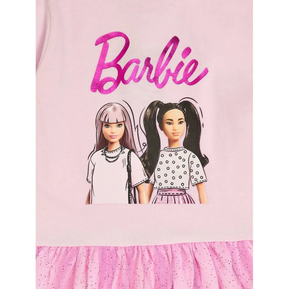 Barbie Girls Tulle Detail Dress