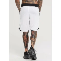 Basketball Mesh Shorts White