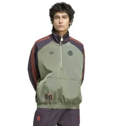 Bayern Munich Originals Icon Half Zip Jacket Mens