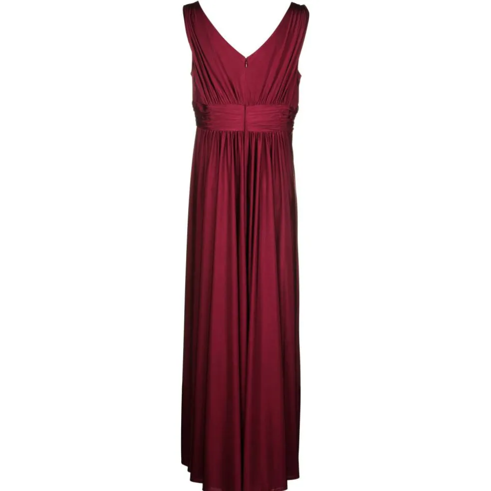 BIBA Bridesmaid Dip Hem Maxi Dress