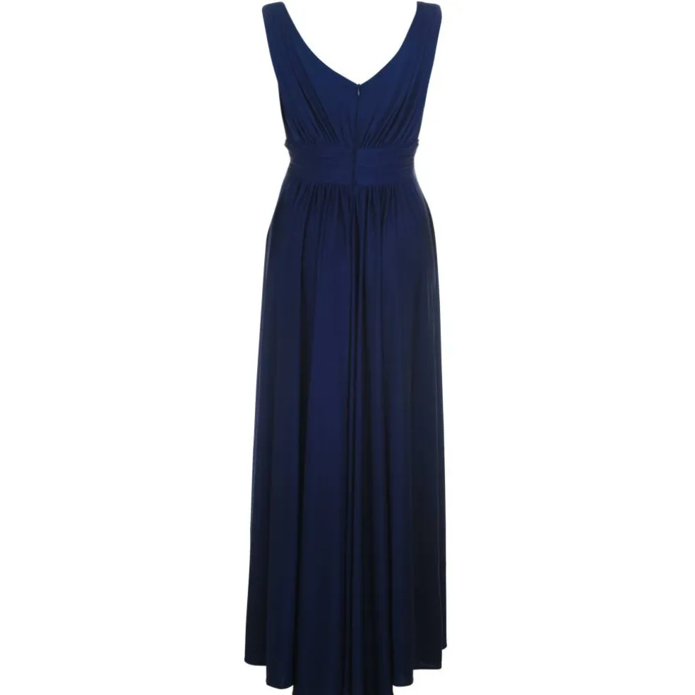 BIBA Bridesmaid Dip Hem Maxi Dress