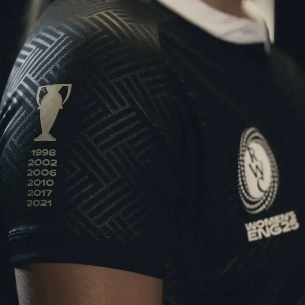 Black Ferns World Cup Home Shirt 2025 Womens