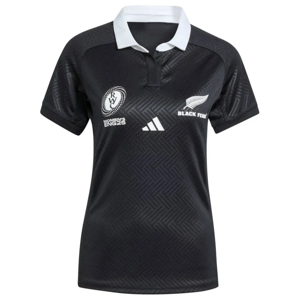 Black Ferns World Cup Home Shirt 2025 Womens