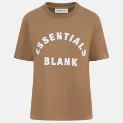 Blank Arched Print Puff T-Shirt Ladies