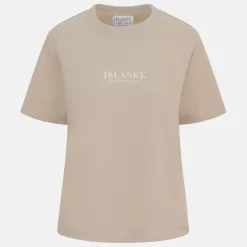 Blank E Core Puff Print T-Shirt Ladies