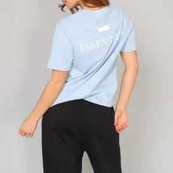 Blank E Core Puff Print T-Shirt Ladies