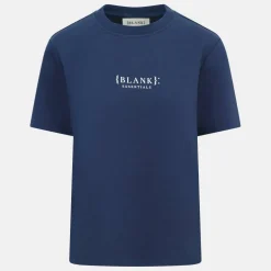 Blank E Core Puff Print T-Shirt Ladies